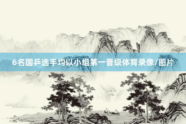 6名国乒选手均以小组第一晋级体育录像/图片
